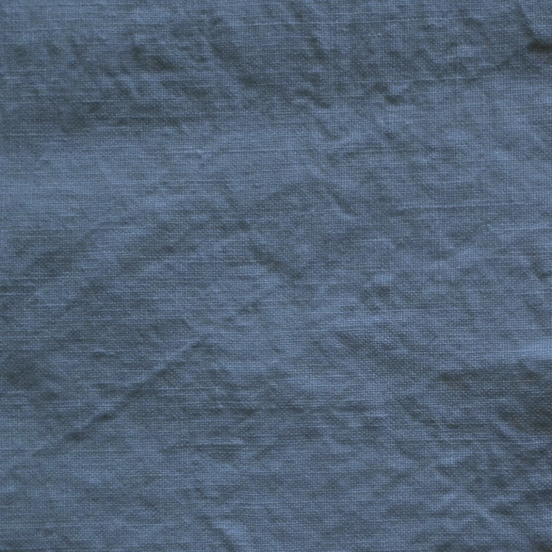 Grand drap housse en lin lavé teinté 180 x 200 cm