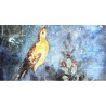 Libellule sur son nénuphar collection LIN fresque antique