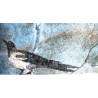 Libellule sur son nénuphar collection LIN fresque antique