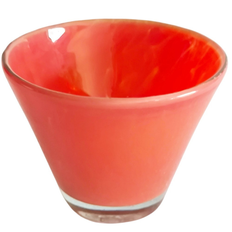 cruche égyptienne en verre recyclé soufflé à la bouche