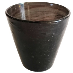 cruche égyptienne en verre recyclé soufflé à la bouche