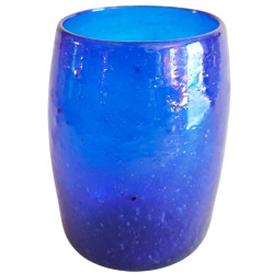 cruche égyptienne en verre recyclé soufflé à la bouche