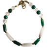 Bracelet en argent, pierres et lanière en tissu. 3 couleurs disponibles