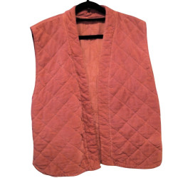 Veste sans manches en velours