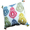Coussin brodé en coton