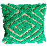 Coussin brodé en laine