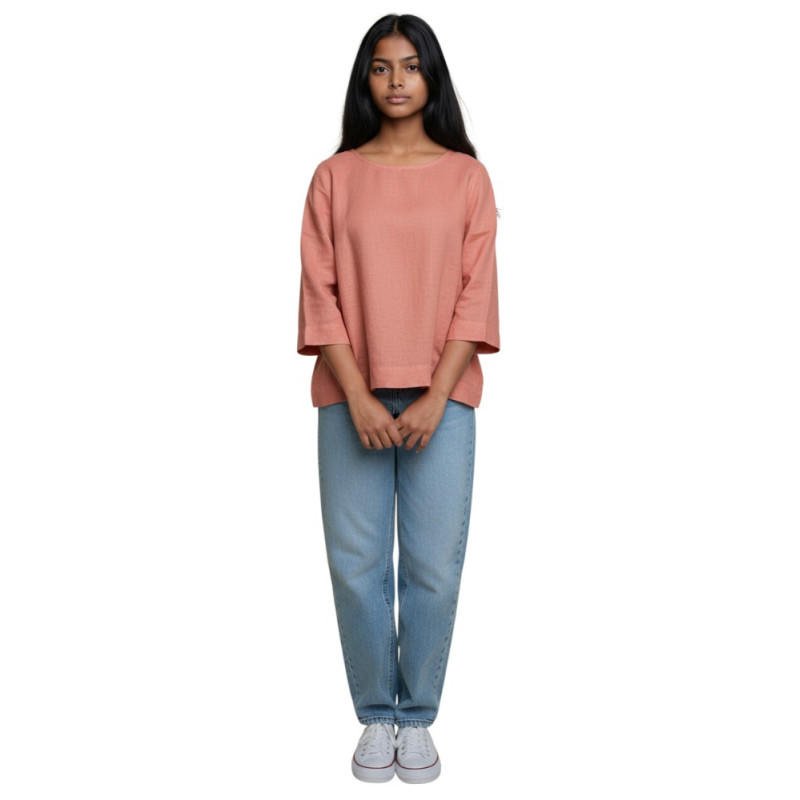 Blouse en lin lourd