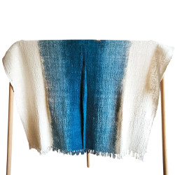 Plaid bicolore en lin