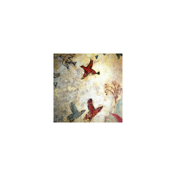 Libellule sur son nénuphar collection LIN fresque antique