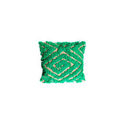 Coussin brodé en laine