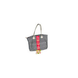 Sac de voyage en laine brodée
