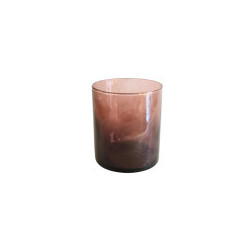 cruche égyptienne en verre recyclé soufflé à la bouche