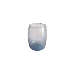 cruche égyptienne en verre recyclé soufflé à la bouche